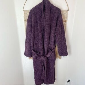 Barefoot Dreams CozyChic Robe in Deep Plum
